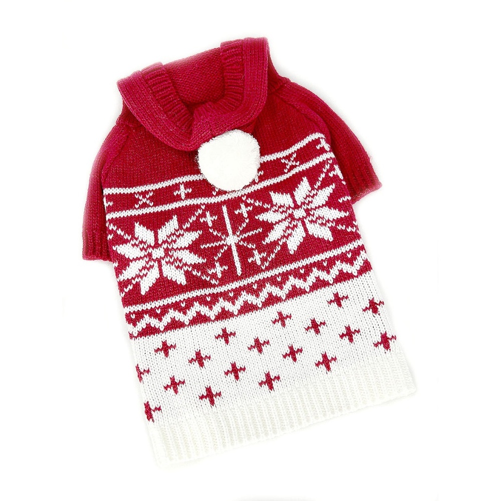 Maroon Pom Pom Hoodie